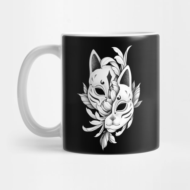 Oriental kitsune mask by Smurnov